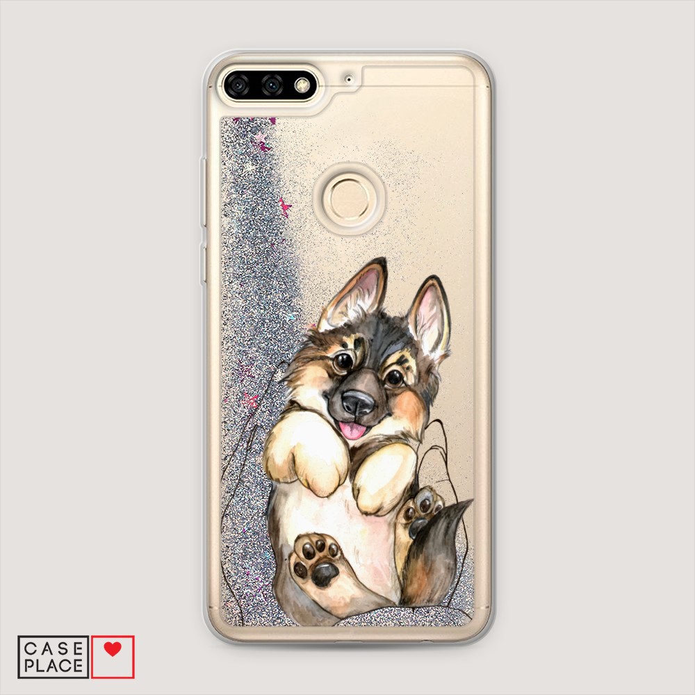 

Чехол Awog на Huawei Y6 Prime 2018 "Овчарка в ладошках", Разноцветный, 65791-1