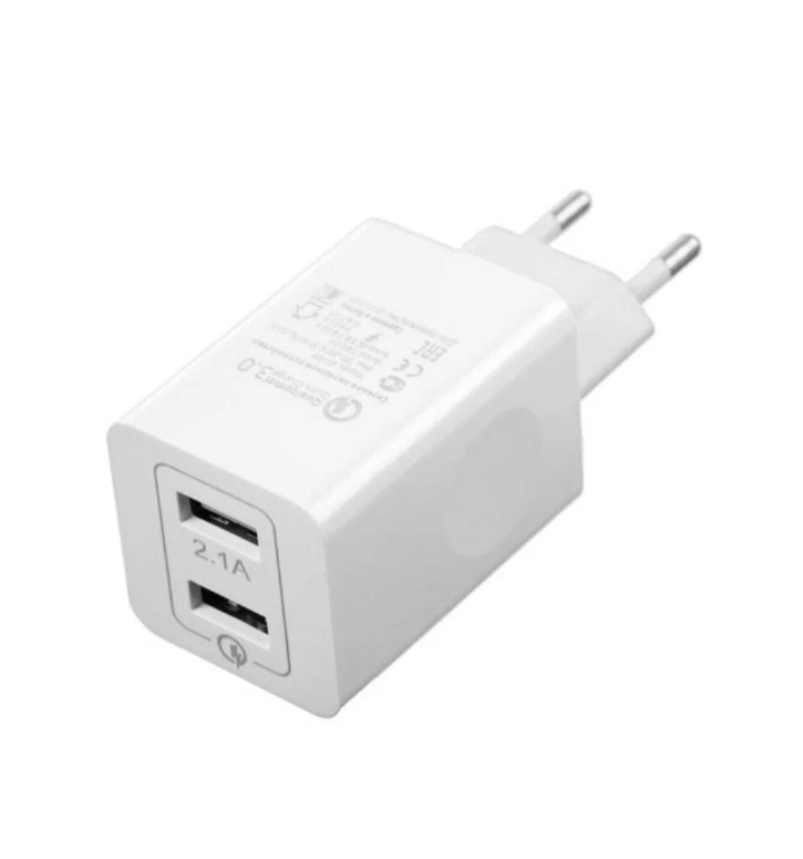 

Сетевое зарядное устройство Belsis, 2хUSB, 3.6 А, QC 3.0, белое