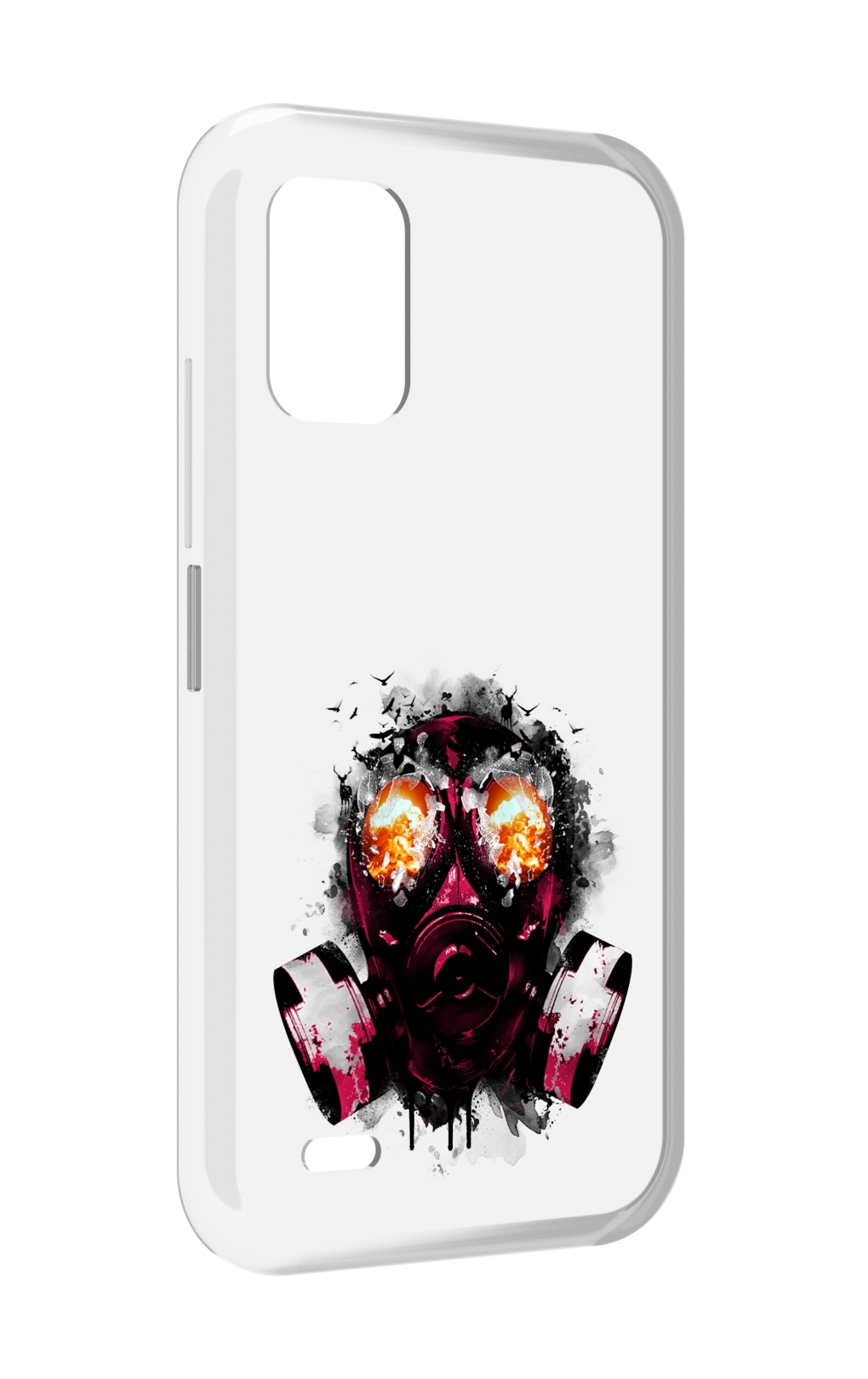 

Чехол MyPads красный противогаз для UMIDIGI Bison GT2 / GT2 Pro, Прозрачный, Tocco