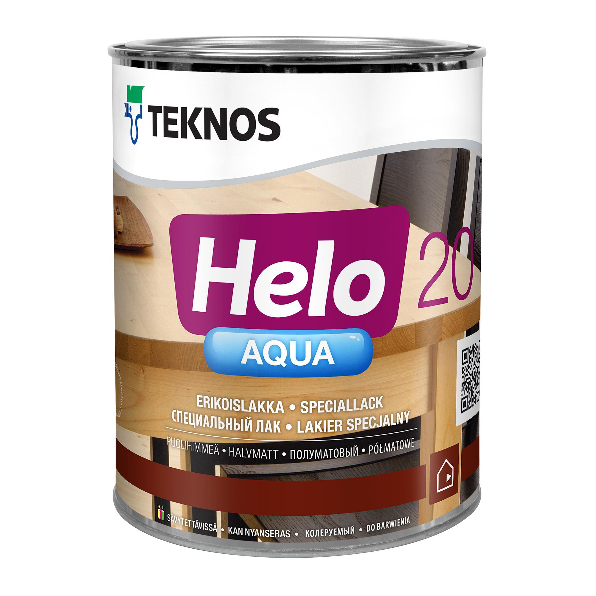 

Лак Teknos Хело аква 20 1/0,9 л