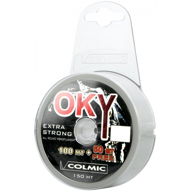 

Леска Colmic OKY 150м 0.30мм 8.20кг, Серый;голубой, Oky