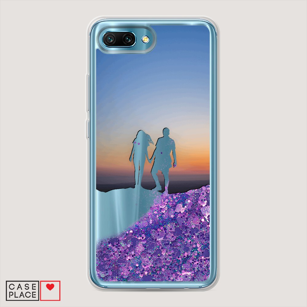 

Чехол Awog на Honor 10 "Пара на краю света", Разноцветный, 65392-1
