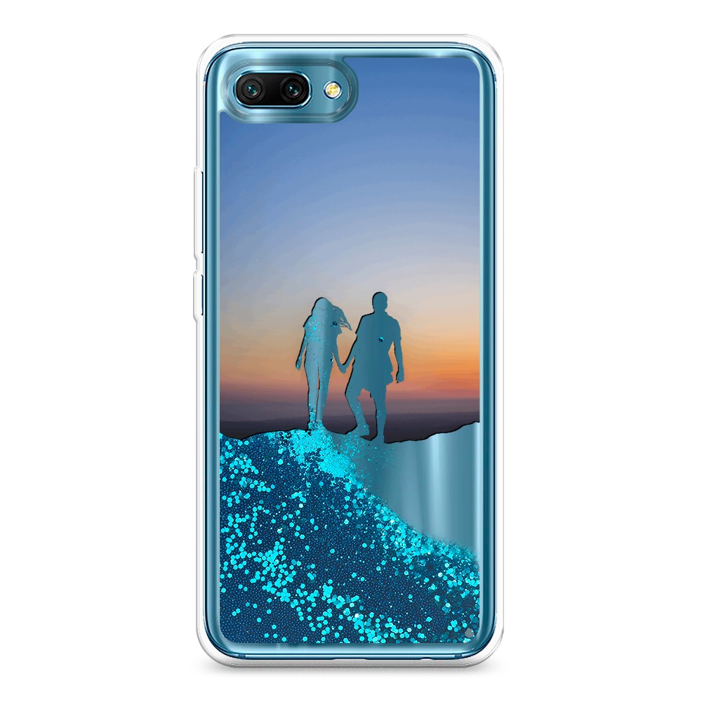 

Чехол Awog на Honor 10 "Пара на краю света", Разноцветный, 65393-1