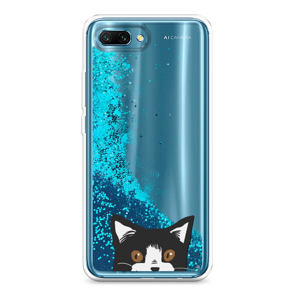 

Чехол Awog на Honor 10 "Подглядывающий кот", Разноцветный, 65393-1