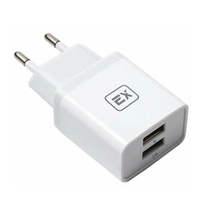 

Сетевое зарядное устройство Exployd EX-Z-611, 2 USB, 3.1 А, белое