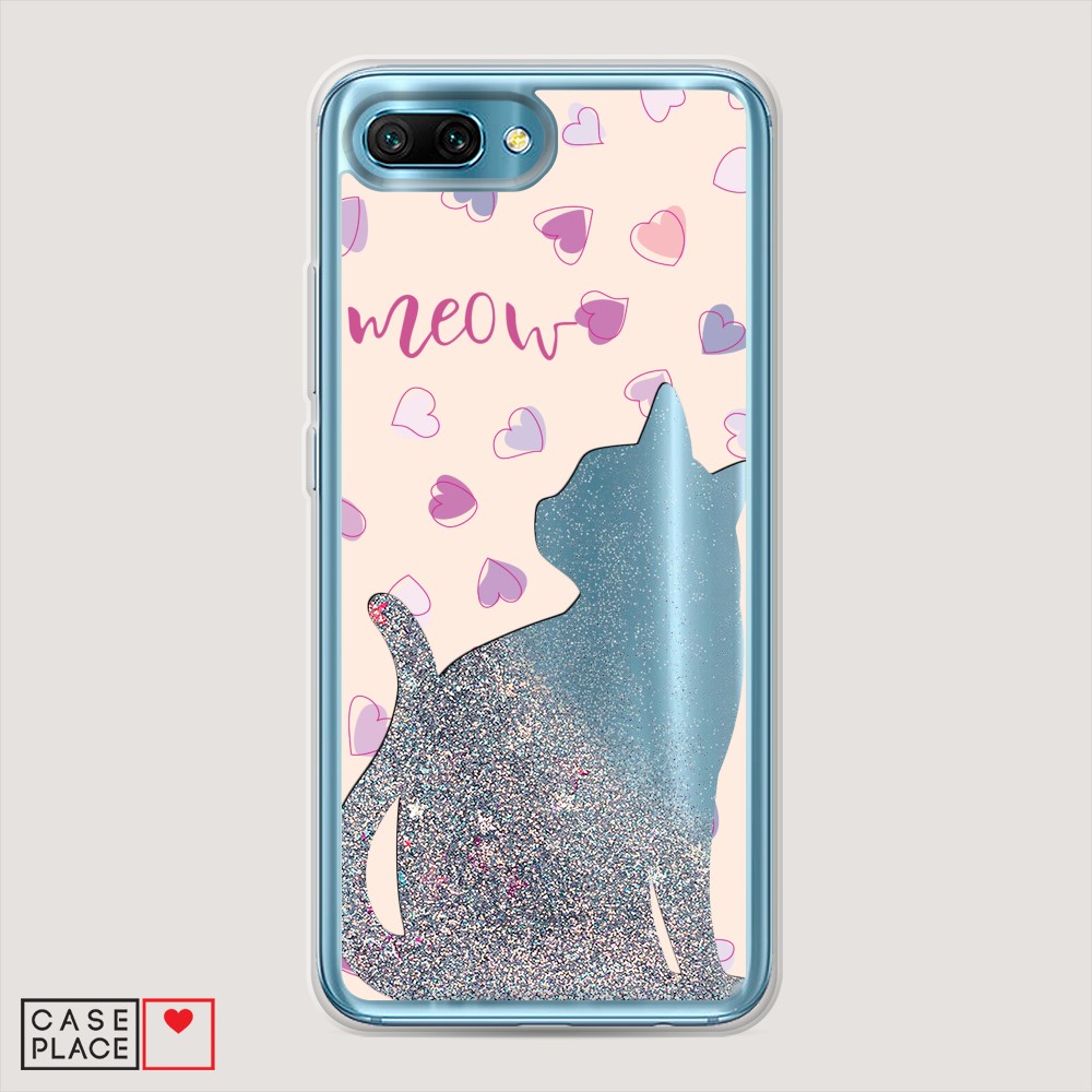 

Чехол Awog на Honor 10 "Прозрачный кот", Разноцветный, 65391-1