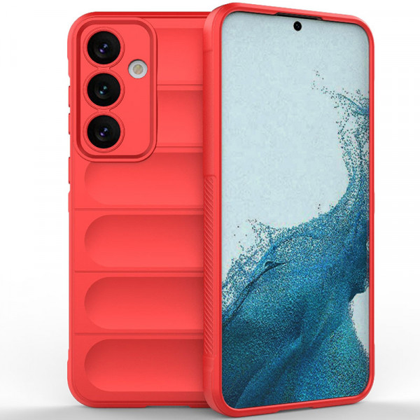 

Противоударный чехол Flex Silicone для Samsung Galaxy S24 Plus, красный, Flex Silicone