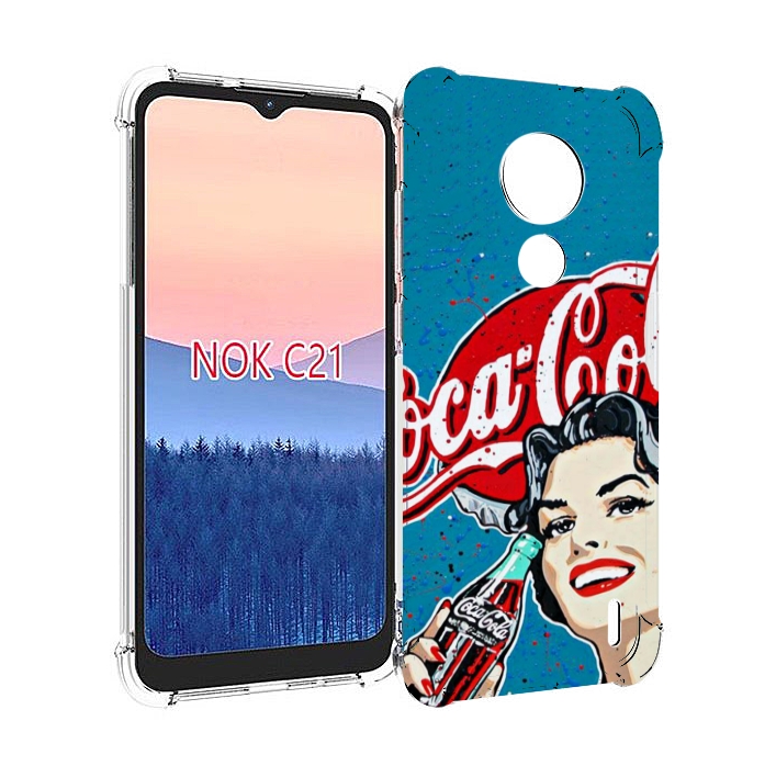 

Чехол MyPads вкусная кола картинка для Nokia C21, Прозрачный, Tocco