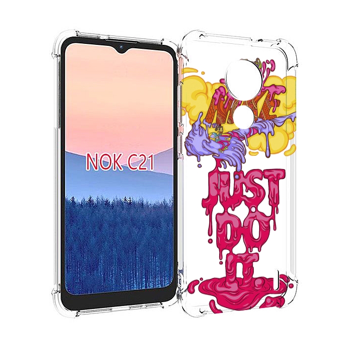 

Чехол MyPads вкусный найк для Nokia C21, Прозрачный, Tocco