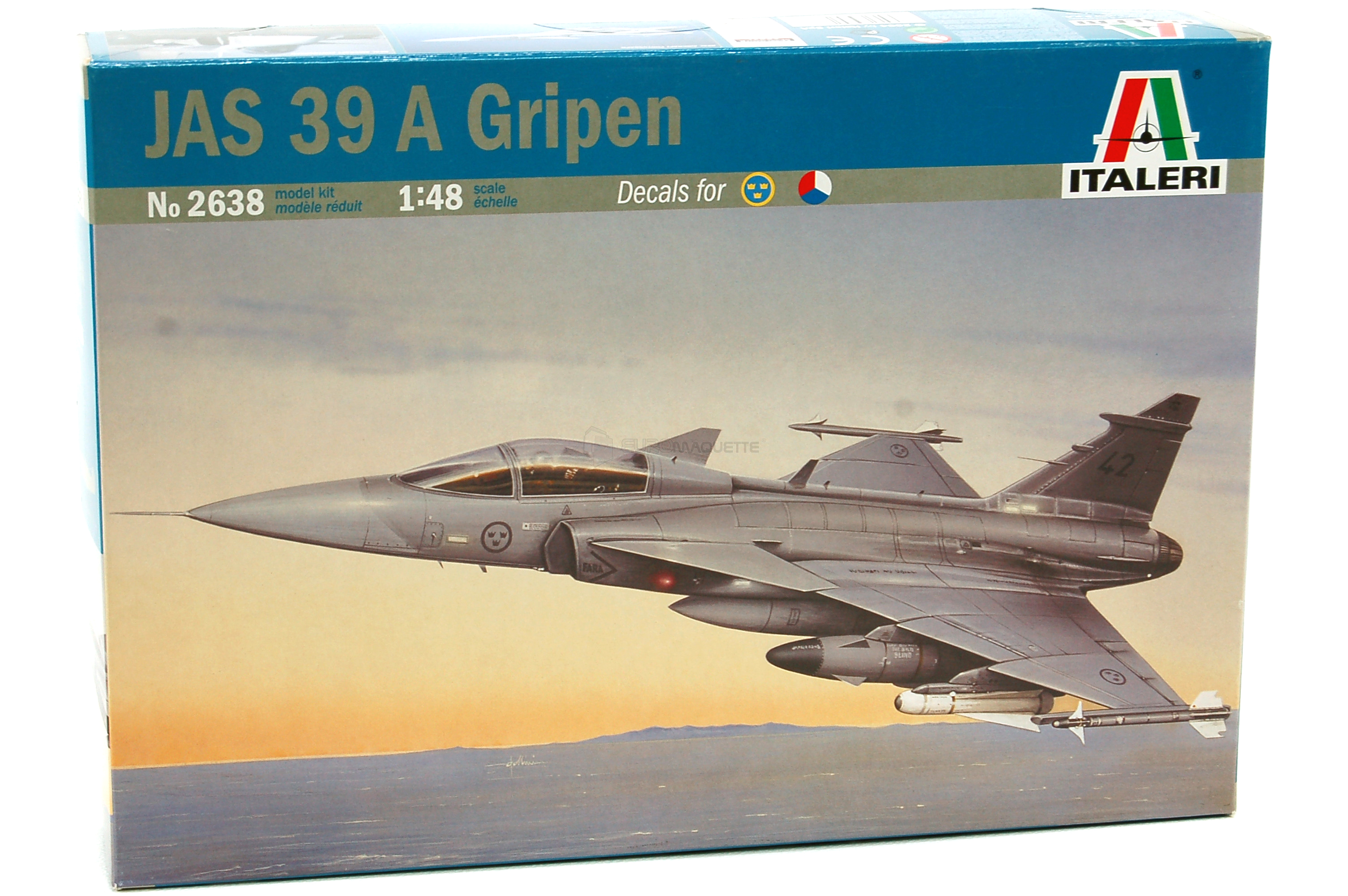 

Сборная модель Italeri 1/48 Самолёт Saab JAS 39 A Gripen 2638