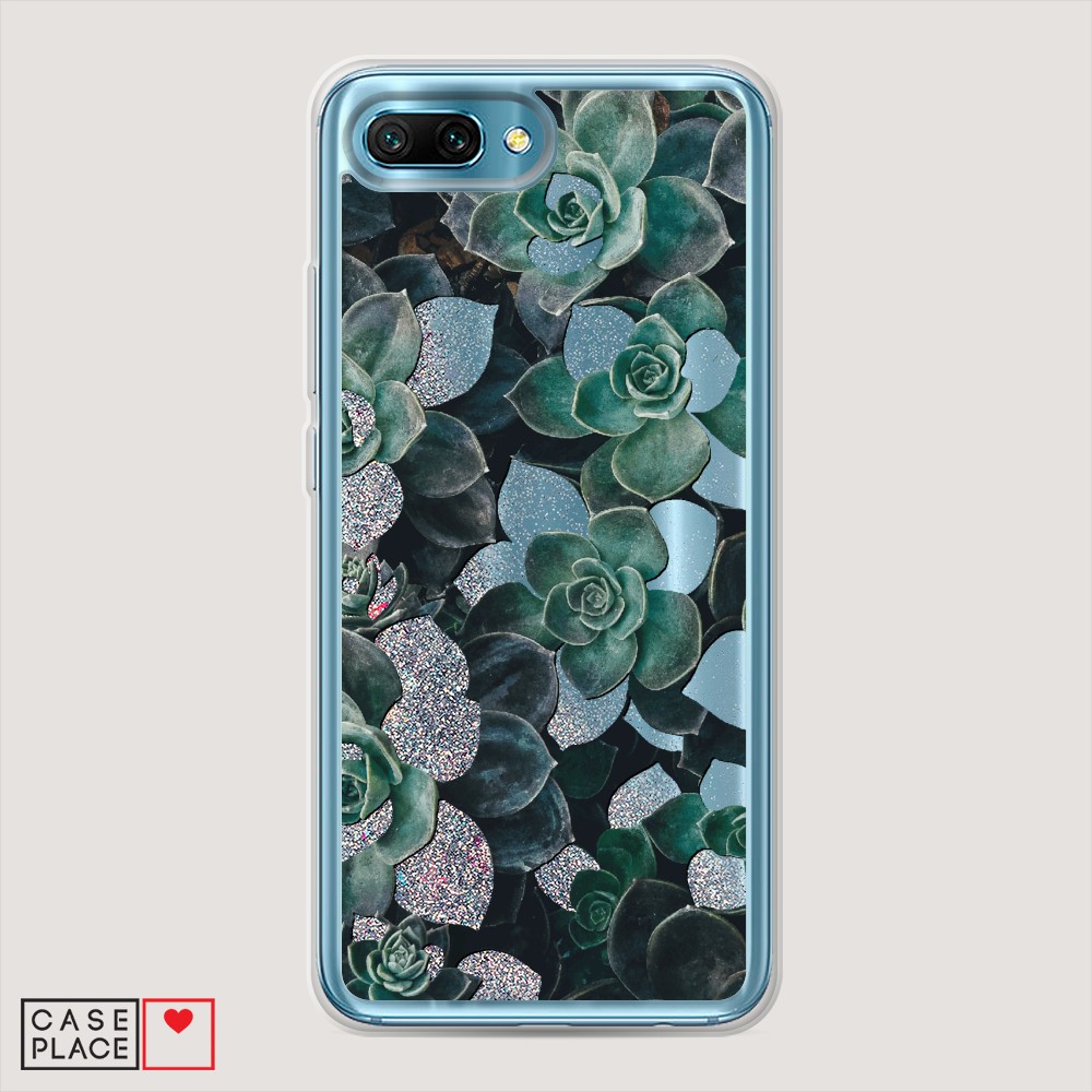 

Чехол Awog на Honor 10 "Сукуленты цветные", Разноцветный, 65391-1