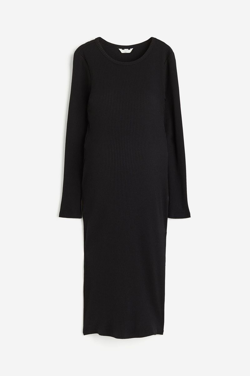 

Платье женское H&M 1225777 черное XXL, Черный, 1225777