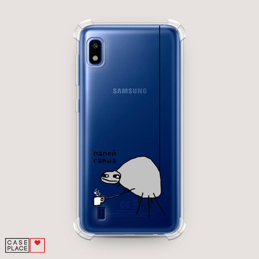 фото Противоударный силиконовый чехол "павук" на samsung galaxy a10 awog