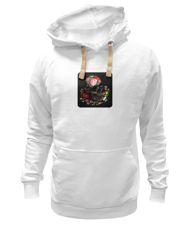 

Худи унисекс Printio Череп (жостово) белое 2XL, Белый, Череп (жостово)