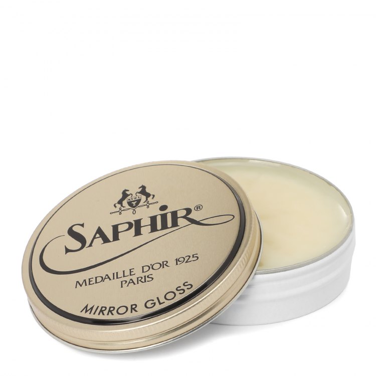 

Крем для обуви Saphir MIRROR GLOSS бесцветный 75 мл, MIRROR GLOSS