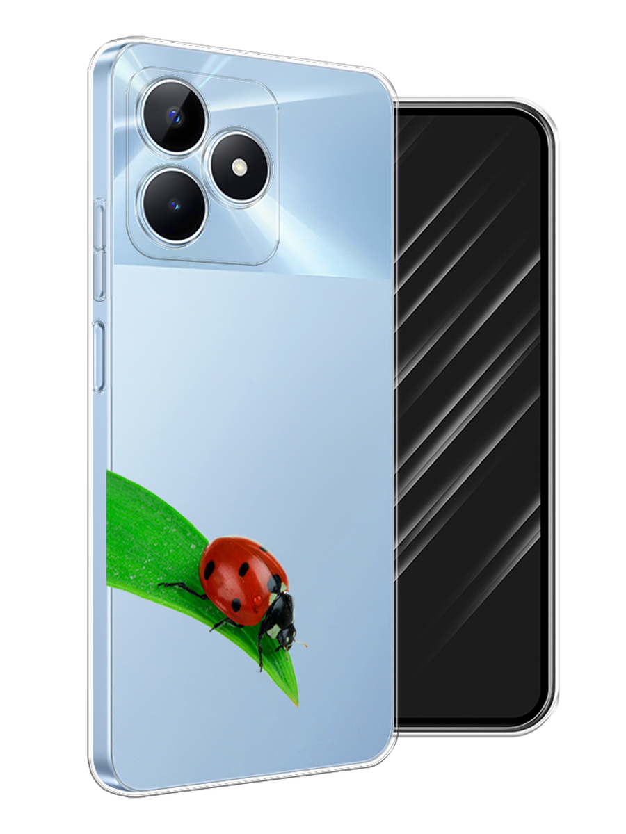 

Чехол Awog на Realme C60 "На счастье", Белый;красный;зеленый, 2516550-1