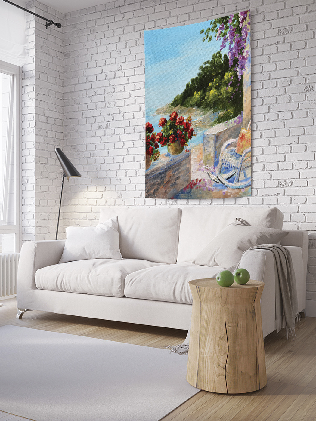 

Вертикальное фотопанно на стену JoyArty Качалка у моря 100x150 см, Качалка у моря