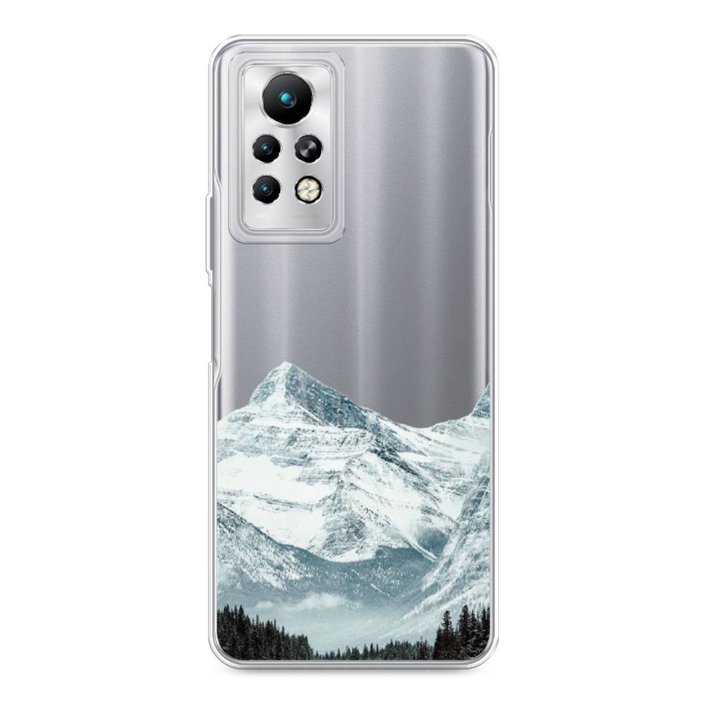 

Чехол для Infinix Note 11 Pro "Горы арт 1", Белый;зеленый, 3100550-2