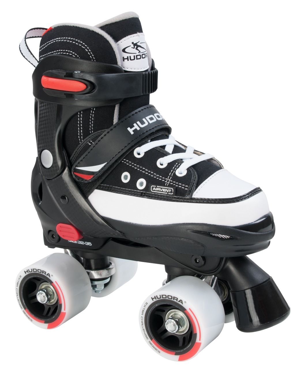 Ролики HUDORA Roller Skate разм. 36-39 черные roller skate leash ice skates strap skating shoes buckle strap clasp strap for roller skates