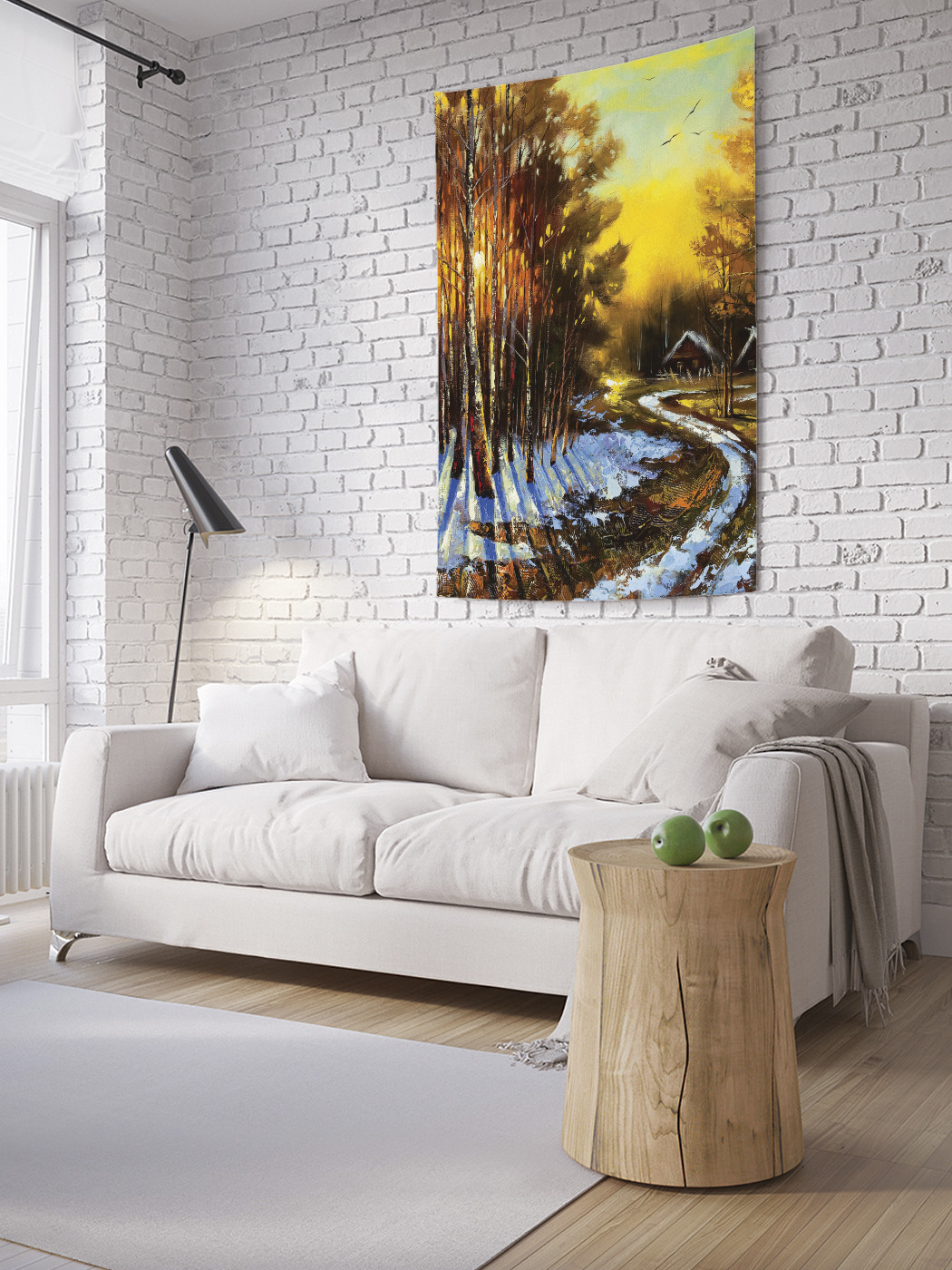 

Вертикальное фотопанно на стену JoyArty Остатки зимы 100x150 см, Остатки зимы