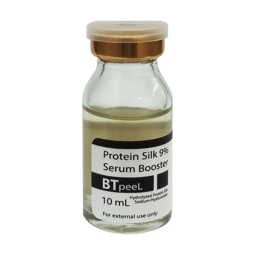 Сыворотка-бустер BTpeel с протеином шелка 9% и гиалуроновой кислотой, 10 мл