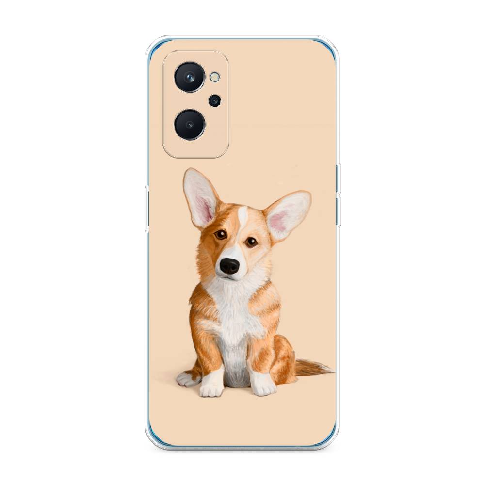 

Чехол на Realme 9i "Грустный Корги", Коричневый;бежевый, 2510850-1