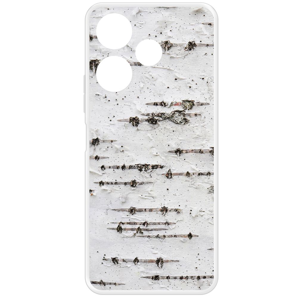 

Чехол-накладка Krutoff Clear Case Березка для Xiaomi Poco M6 4G, Прозрачный