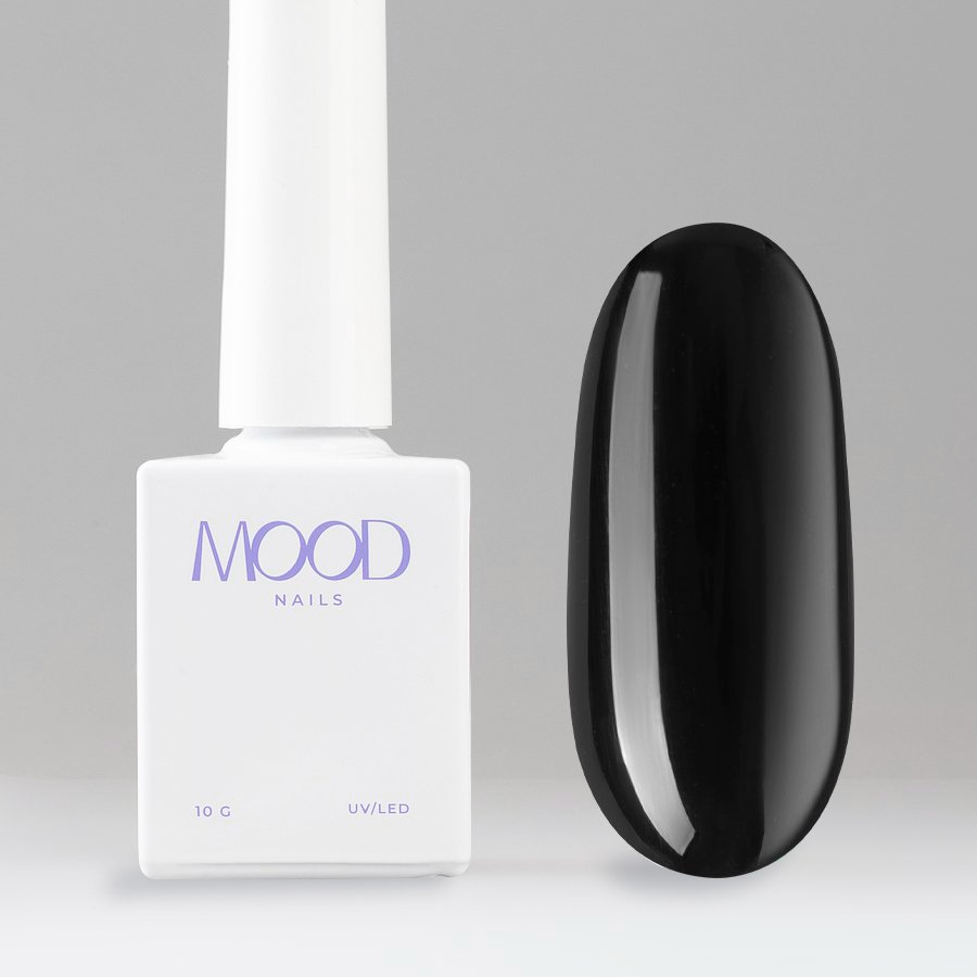 Гель-лак MOODNAIL Gel-polish Black, 10 г dream nature набор 4в1 гель лотос скраб детокс соль с лавандой маска густые и сильные