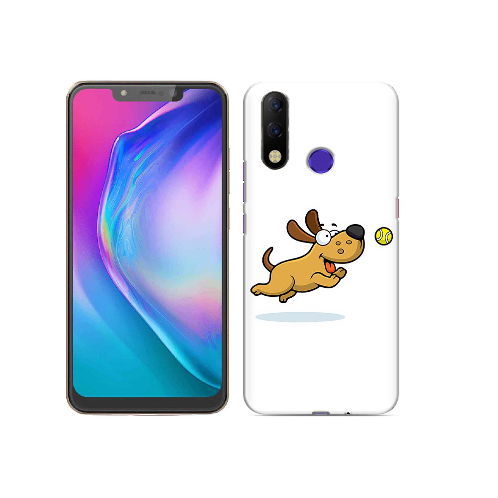 

Чехол MyPads Tocco для Tecno Spark 3 Pro пёсик, Прозрачный, Tocco