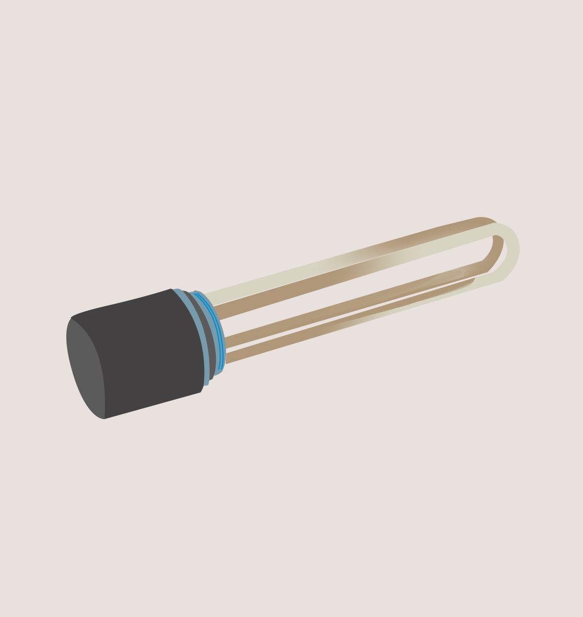 

Блок ТЭН Теплодар 6 кВт G 1 1/2", Серебристый
