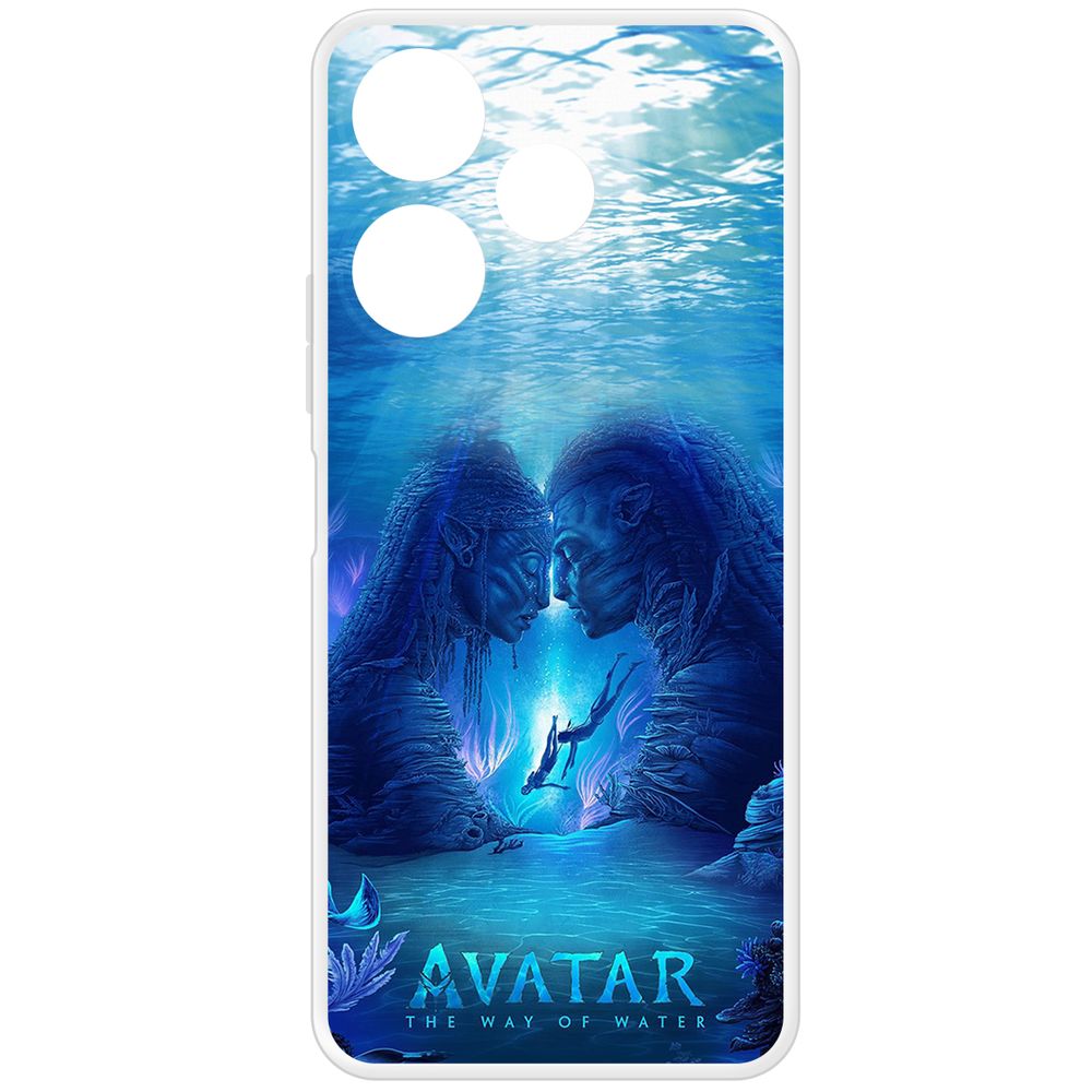 

Чехол-накладка Krutoff Clear Case Аватар - Рифы для Xiaomi Poco M6 4G, Прозрачный