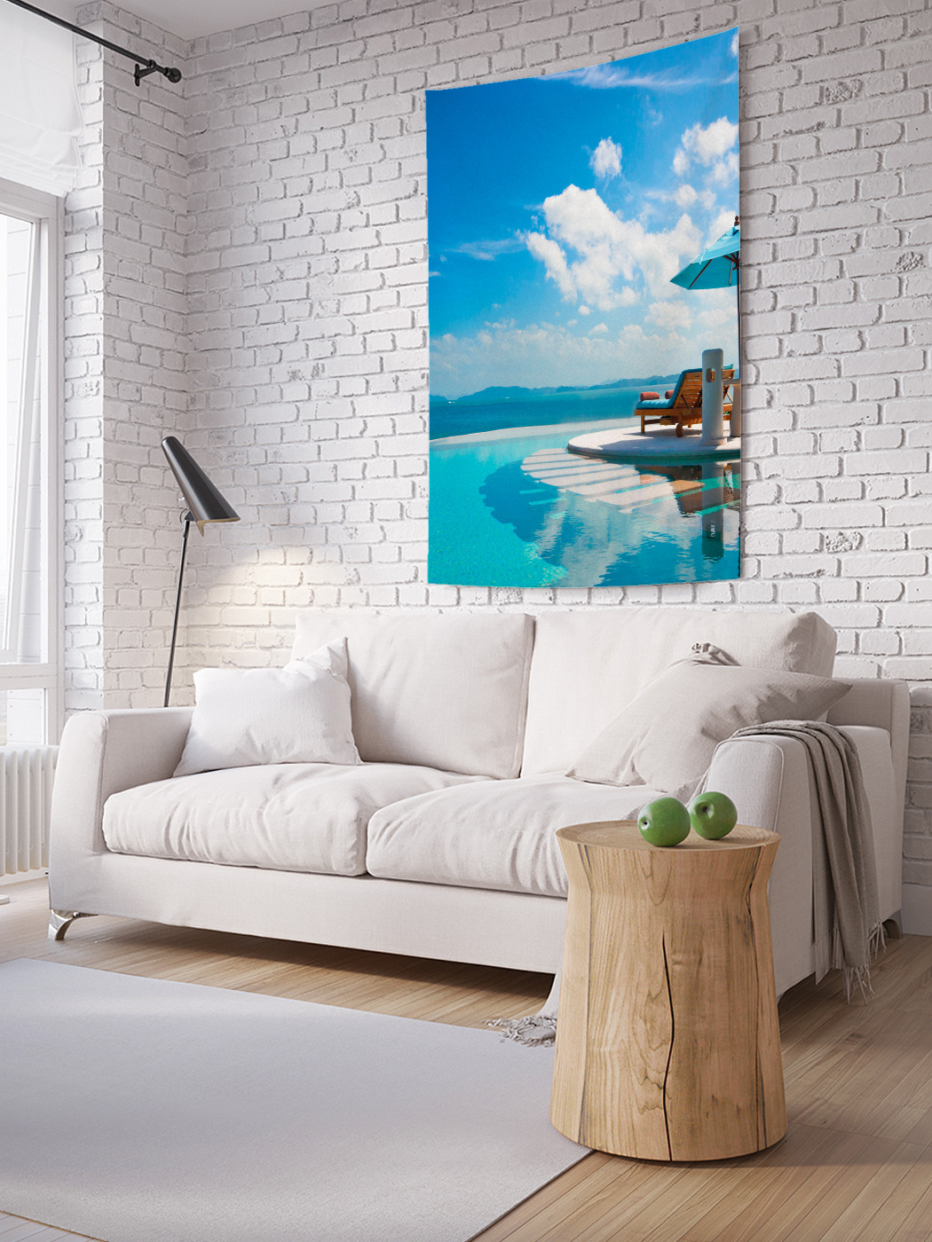 

Вертикальное фотопанно на стену JoyArty Остров загара 100x150 см, Остров загара