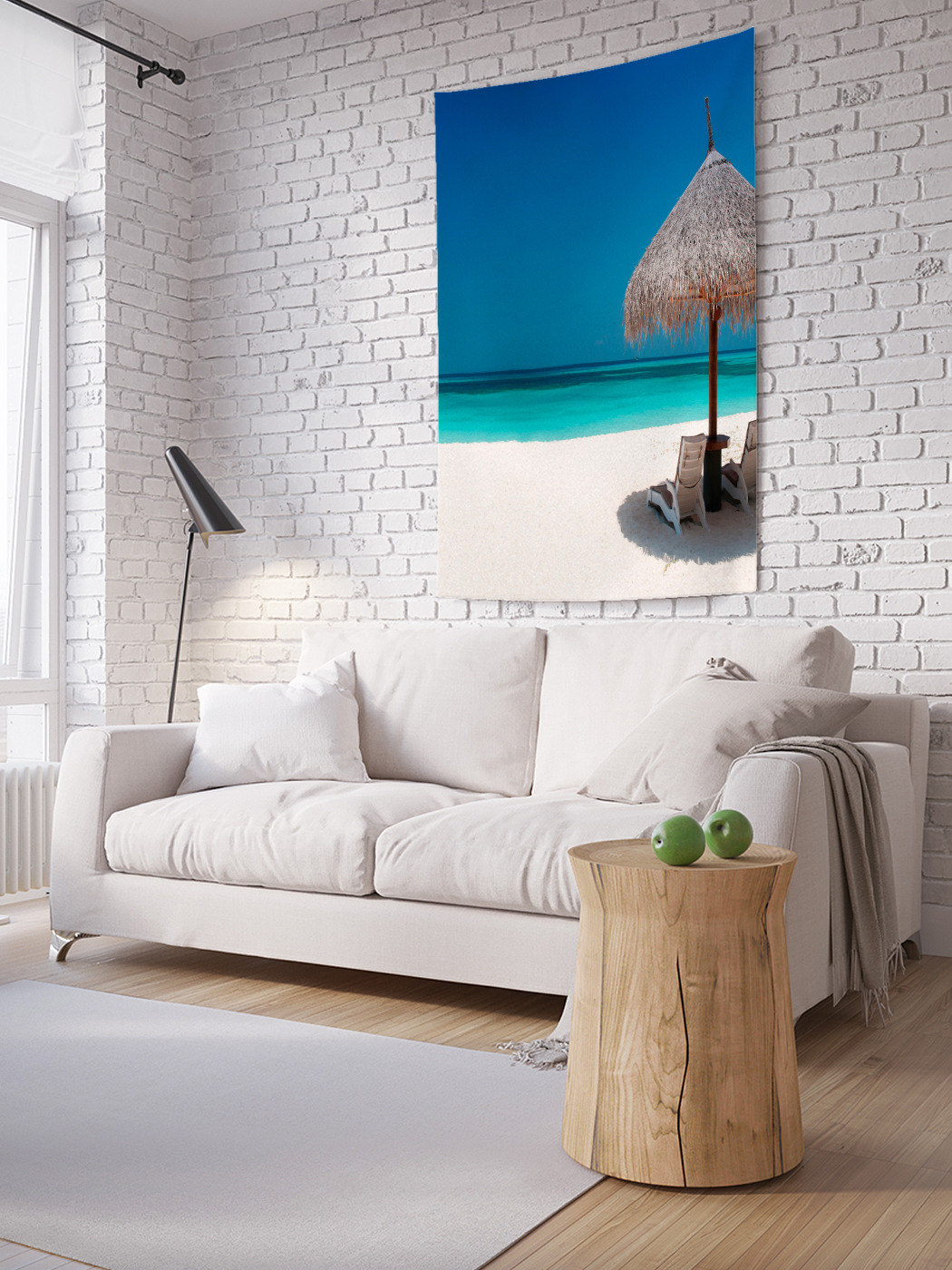 

Вертикальное фотопанно на стену JoyArty Морские тени 100x150 см, Морские тени