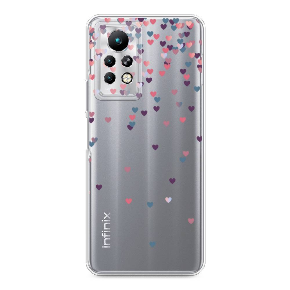 

Чехол для Infinix Note 11 Pro "Посыпка сердечки", Розовый;фиолетовый, 3100550-3