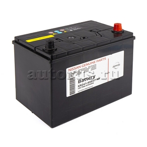 

Аккумулятор Nissan 75 Ач 630А обр. пол. KR241-65E07-NY