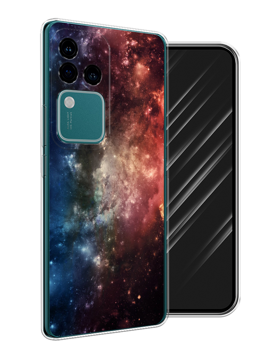 

Чехол Awog на Vivo V30 Pro/S18 Pro "Космос", Синий;бежевый;красный, 269950-1