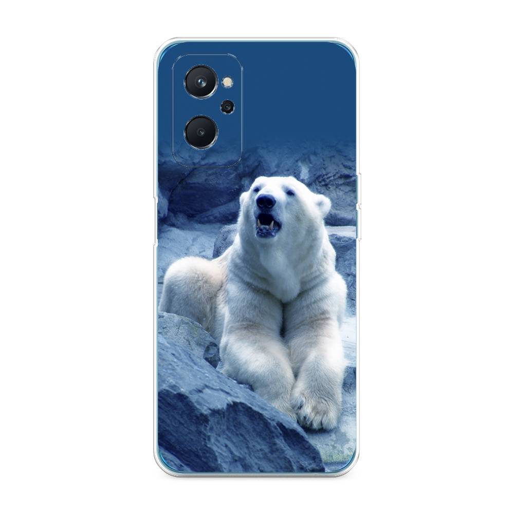

Чехол на Realme 9i "Белый медведь", Голубой;белый, 2510850-1