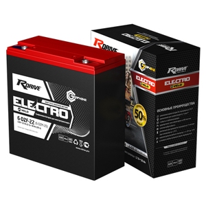 

Аккумулятор RDrive ELECTRO Velo 6-DZF-22 (6-DZM-20)