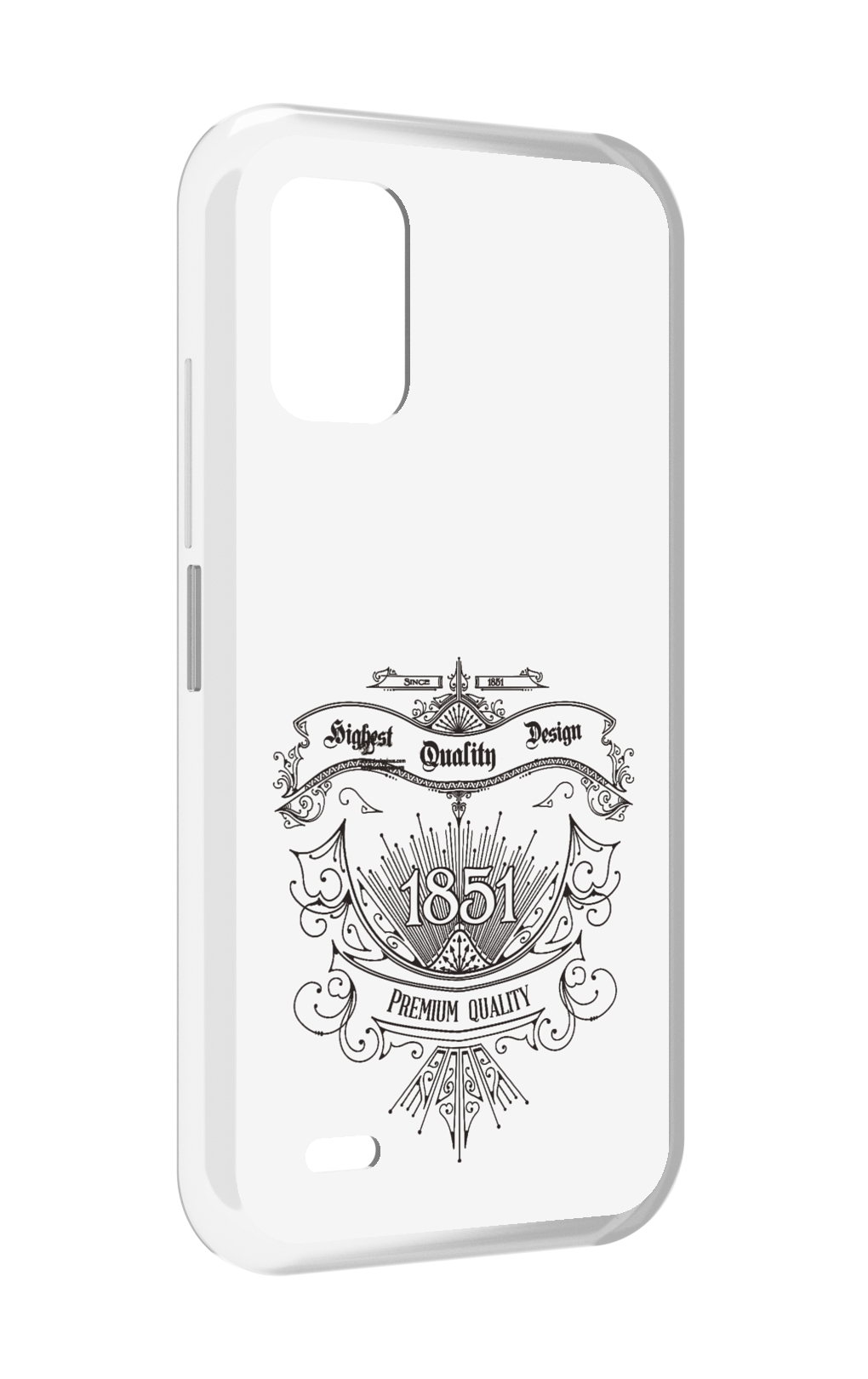

Чехол MyPads логотип 1851 год для UMIDIGI Bison GT2 / GT2 Pro, Прозрачный, Tocco