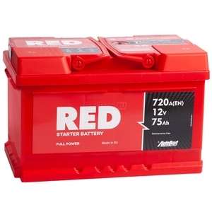 

Аккумулятор RED 75 Ач 720А низкий