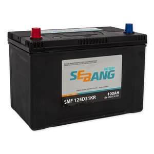 

Аккумулятор Sebang SMF 125D31KR 100 Ач 830А прям. пол.