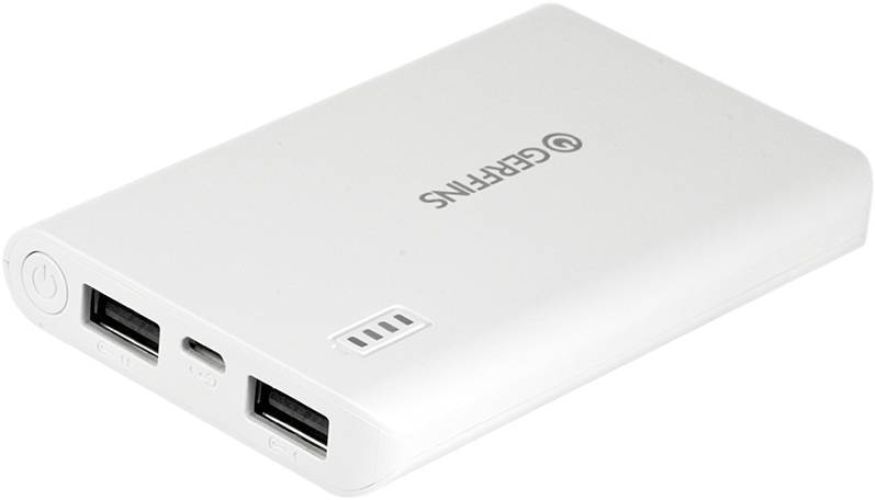 

Gerffins G600 6000 мАч (белый), G600 6000 мАч (белый)