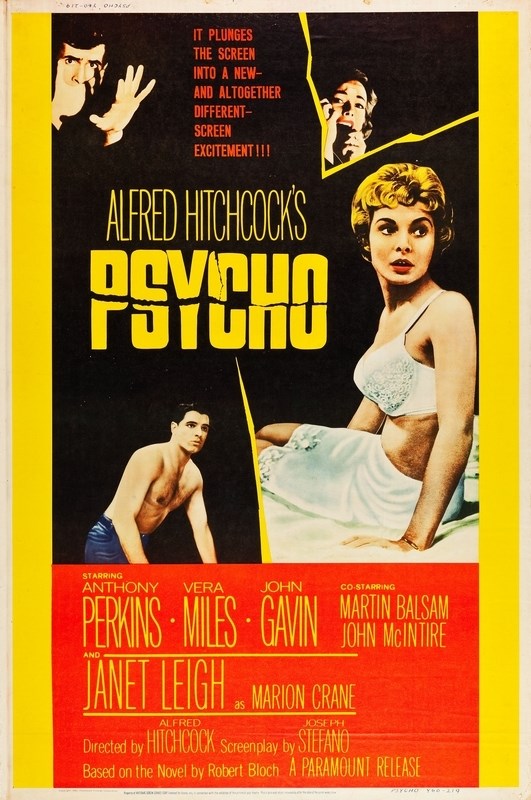 

Постер к фильму "Психо" (Psycho) Оригинальный 68,6x104,1 см