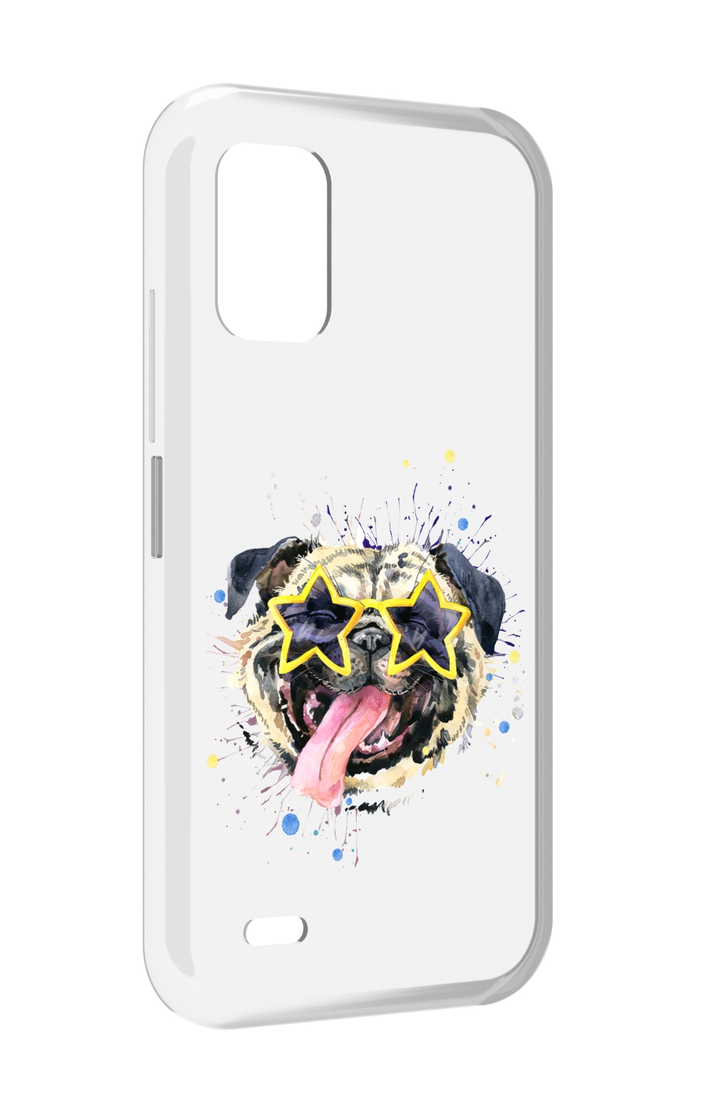 

Чехол MyPads мопс боксер для UMIDIGI Bison GT2 / GT2 Pro, Прозрачный, Tocco