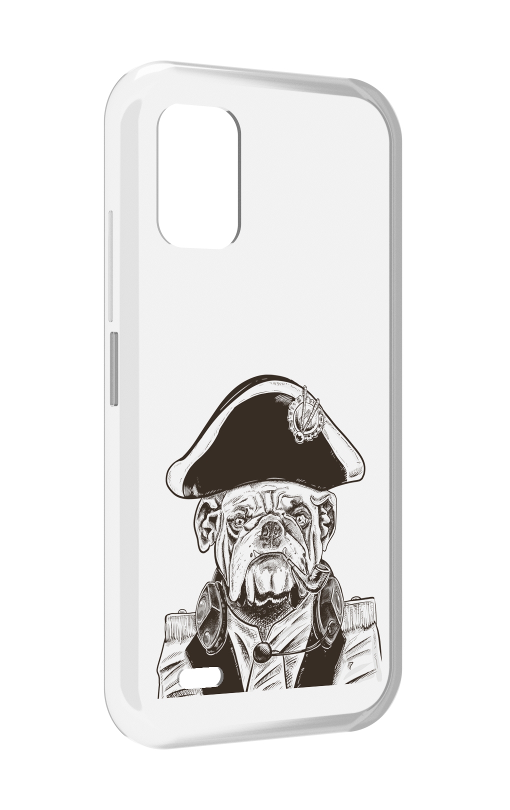 

Чехол MyPads мопс генерал для UMIDIGI Bison GT2 / GT2 Pro, Прозрачный, Tocco