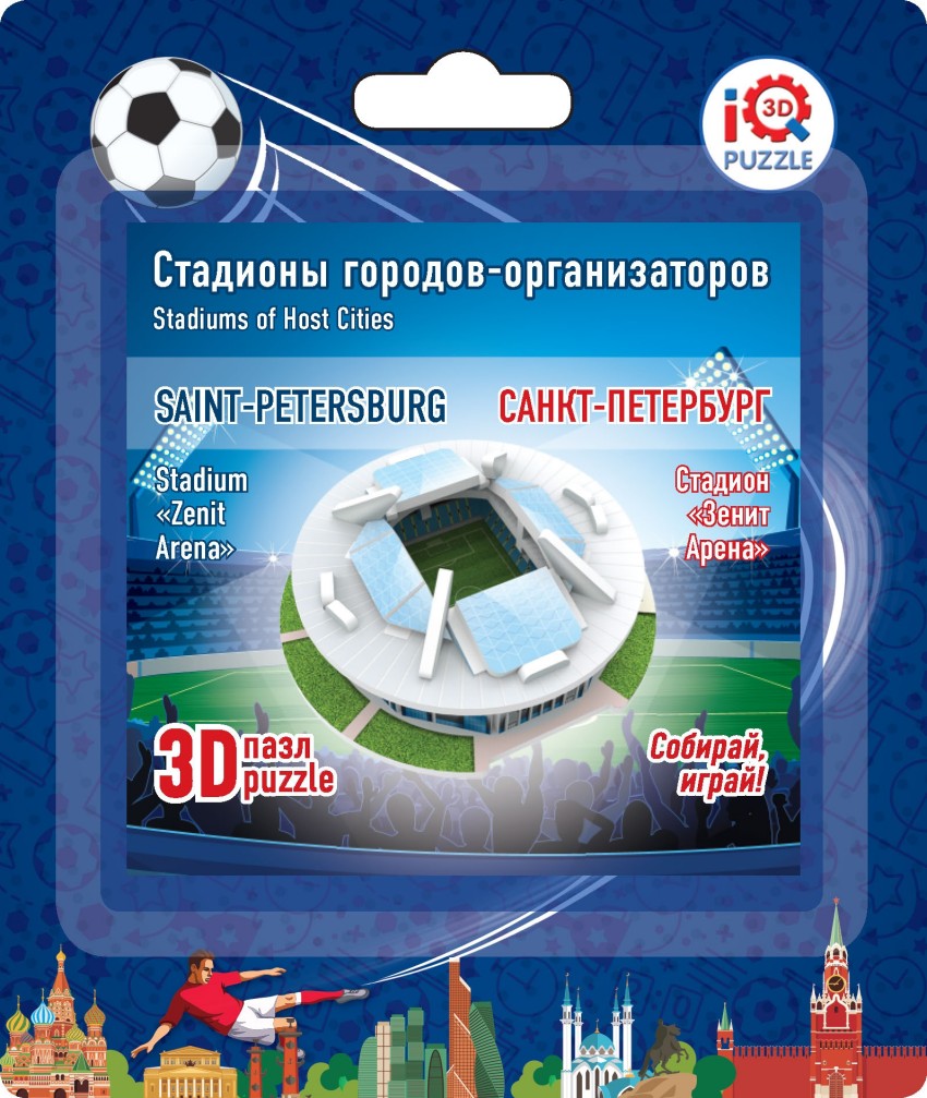 

3D пазл Iq 3D Puzzle Зенит Арена СПб