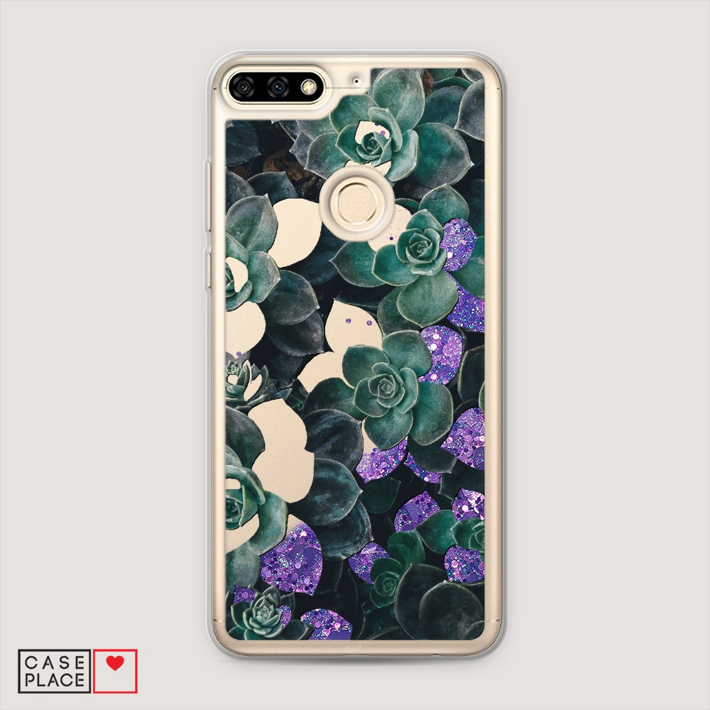 

Чехол Awog на Huawei Y6 Prime 2018 "Сукуленты цветные", Разноцветный, 65792-1