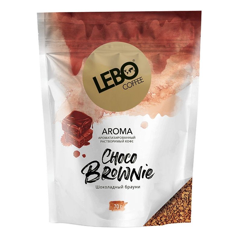 Кофе Lebo Aroma Choco Brownie растворимый 70 г 320₽