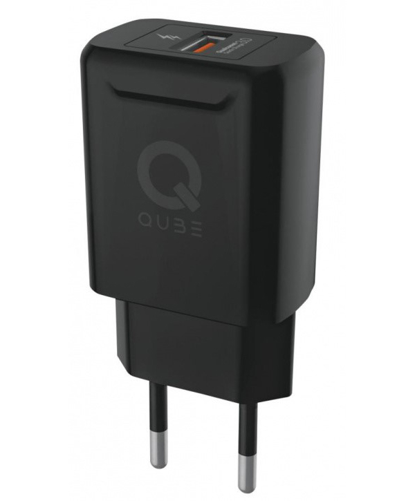 фото Сетевое зарядное устройство qub qwcquick30blk (черный)