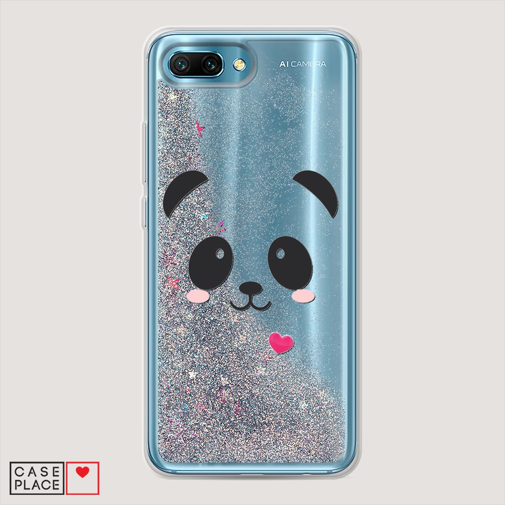 

Чехол Awog на Honor 10 "Влюбленный панда контур", Разноцветный, 65391-1